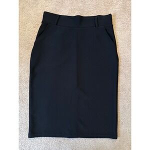 Maze Pencil Skirt Black Size Small Dressy Career Wear Knee Length Minimalist